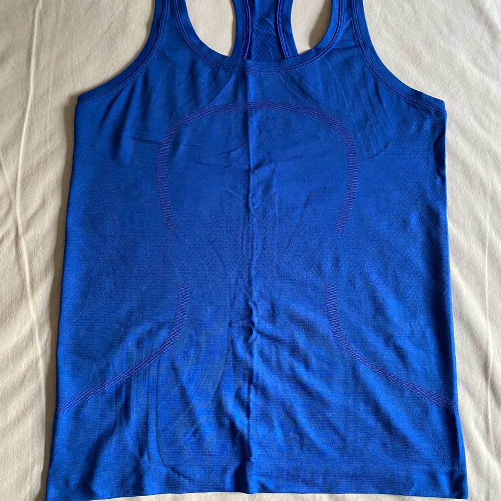 lululemon athletica Blue Tank Top